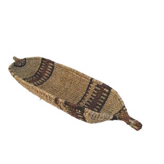 Ethiopian Gambella Canoe Basket For Sale