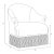 Cloth & Company Fringe Chair in Titan Ocean For Sale - Image 4 of 9