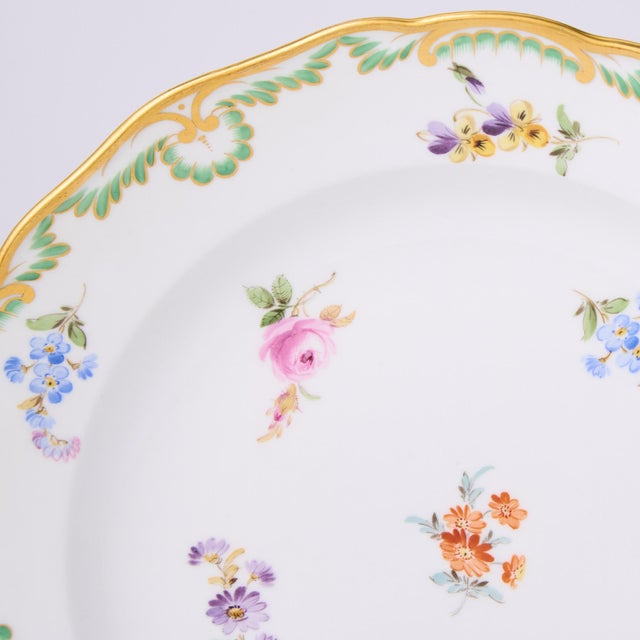 Late 19th Century Meissen Porcelain Dinnerware Service for Twelve People - 121 pcs For Sale - Image 9 of 14