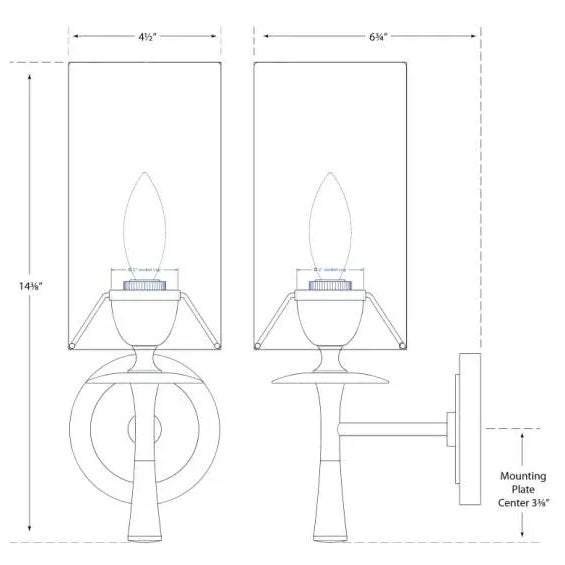 Modern AERIN for Visual Comfort Signature Drunmore Single Sconce in Hand-Rubbed Antique Brass & Crystal with White Glass Shade For Sale - Image 3 of 3