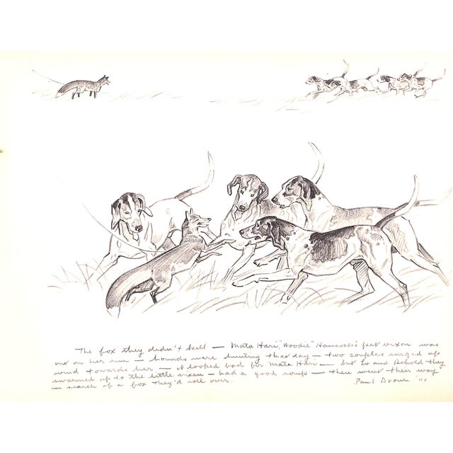 "Good Luck and Bad" 1940 Brown, Paul (Inscribed With Original Pencil Drawing) For Sale In New York - Image 6 of 12