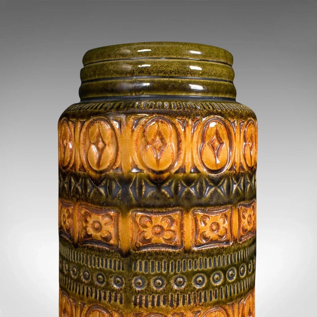 Ceramic 1970s Vintage German Ceramic Flower Vase For Sale - Image 7 of 10