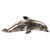 This exquisite 7.75-inch carved dolphin is sculpted from clear rock crystal, showcasing the natural beauty and...