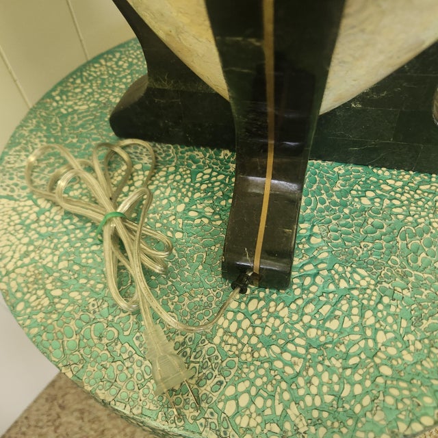 Late 20th Century Maitland Smith Style Tesselated Stone Lamp For Sale - Image 9 of 10