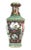 This magnificent porcelain vase is a striking example of 19th-century Chinese artistry, crafted with rich enamel colors...