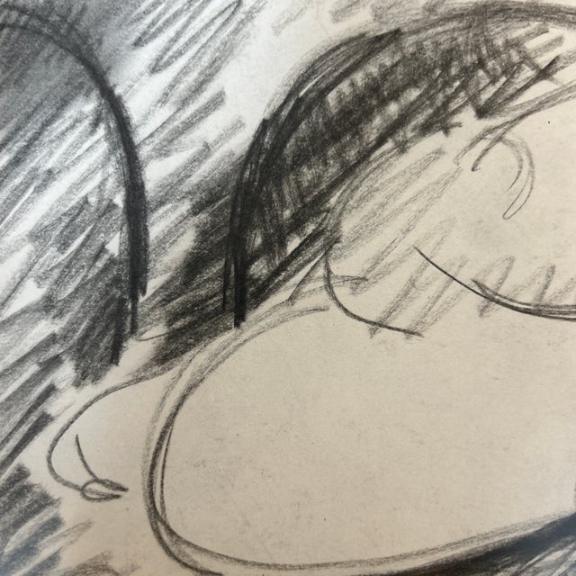 1970’s original abstract expressionist graphite drawing. Measures 9x6.5 or 10x7.5 framed. Check out my shop Robins Egg...