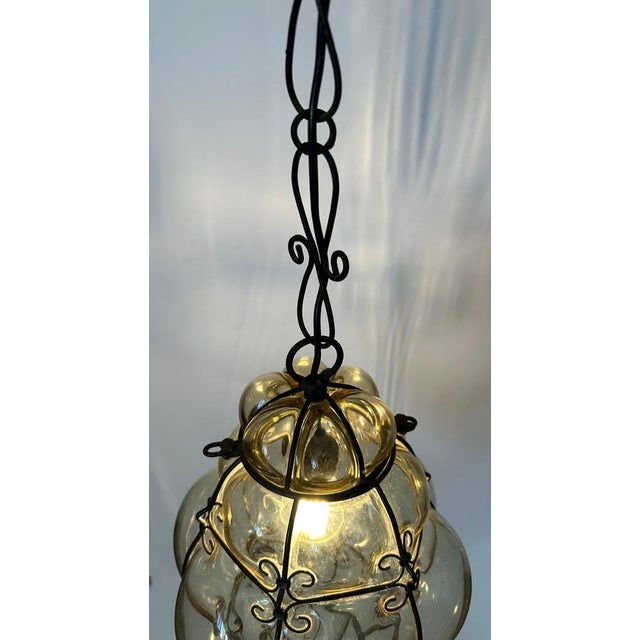 Venetian Magic Murano Pendants, 1980s, Set of 2 For Sale - Image 3 of 10