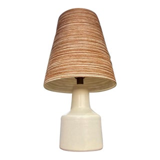 1960s Lotte and Gunnar Bostlund Ceramic Table Lamp For Sale