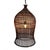 Modern Auburn Wicker Fish Basket Pendant Light Small For Sale - Image 3 of 9