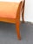 Mid Century Modern Caned Long Upholstered Window Hall End of Bed Bench 6636 For Sale - Image 15 of 15