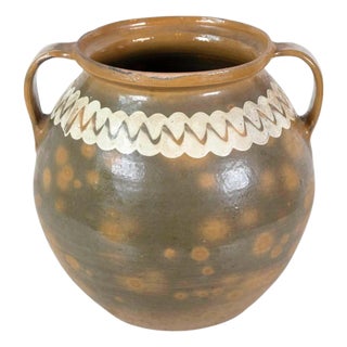 Spanish 20th Century Glazed Pot For Sale