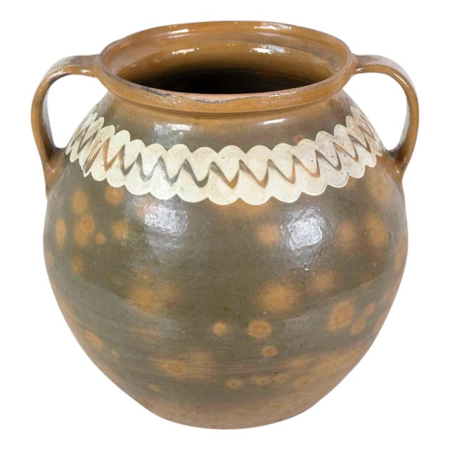 Spanish 20th Century Glazed Pot For Sale