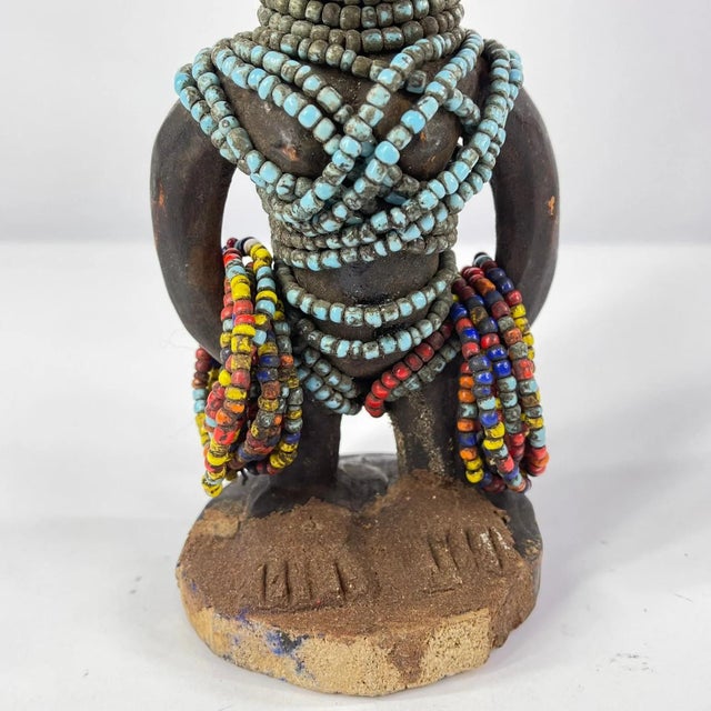 Early 20th Century Yoruba Ibeji Female Miniature Figure Nigeria For Sale - Image 4 of 8