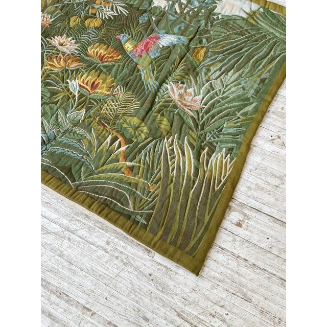 1960s Tropical Forest Tapestry, 1960s For Sale - Image 5 of 18