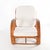 Light Yellow Pretzel Chair in Rattan, 1970s For Sale - Image 8 of 14