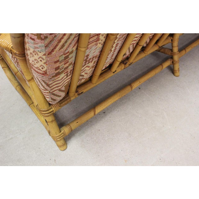 Rattan 3-Seater Sofa, 1970 For Sale - Image 8 of 11