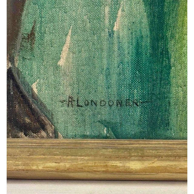 C. 1930 Amy Londoner "Blonde Girl" Oil Painting — Stellar New York City Provenance For Sale - Image 4 of 8