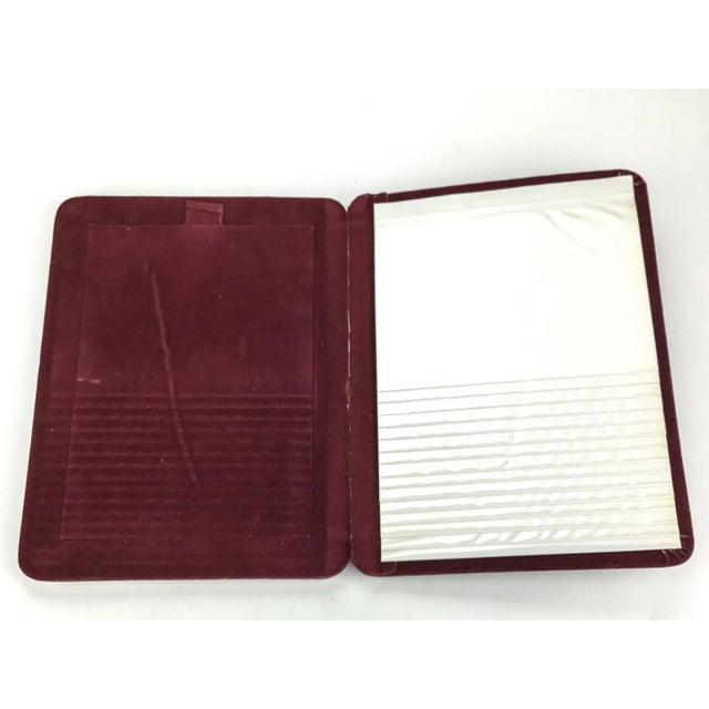 Metal Vintage Silver Plate Holiday Photo Holder For Sale - Image 7 of 9