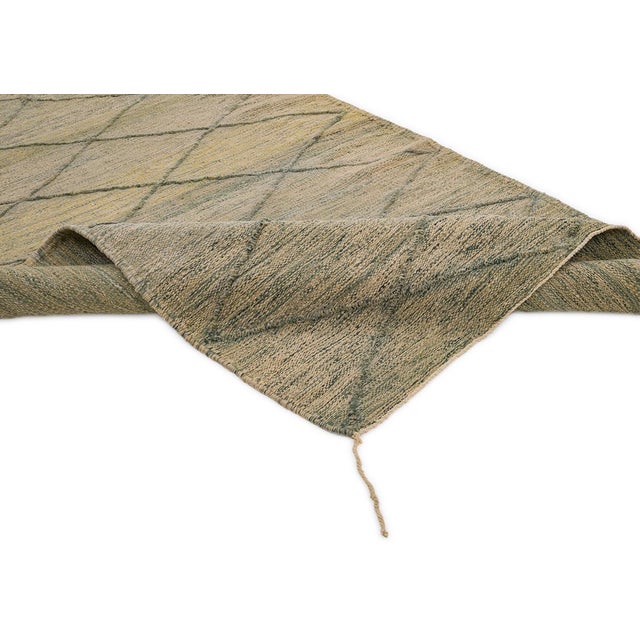 Premium Handwoven Moroccan Wool Rug | 8'6" X 5'2" | One of a Kind For Sale - Image 4 of 7