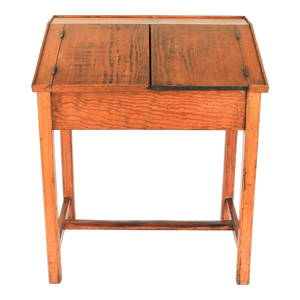 19th Century School Masters or Shopkeepers Slant Front Desk