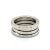 Contemporary 25175 - Bvlgari B.zero1 Three-Band Ring in 18k White Gold - Size 49 For Sale - Image 3 of 7