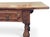 18th century European library, refectory, or tavern table crafted from rich, honey-toned walnut. Likely Spanish Baroque...