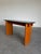Vintage Danish Teak Console Table with black marble top with white veining. Perfect for your entryway, behind your sofa,...
