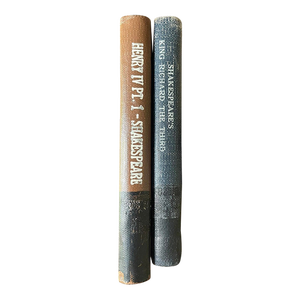 1920s Decommissioned Shakespeare Library Books King Richard and Henry IV