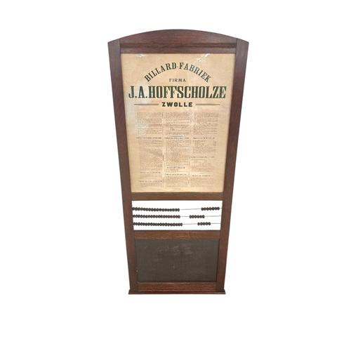 Wall Billiards Scoreboard by J.A. Hoffscholze, 1960s For Sale - Image 6 of 7
