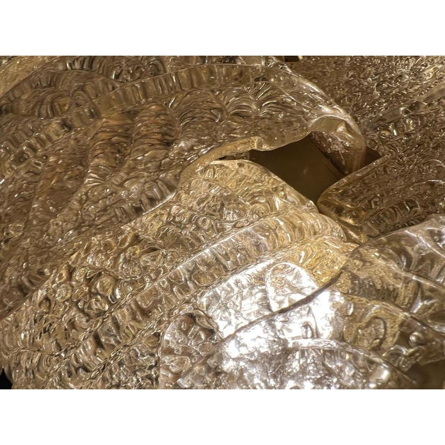 Monumental Murano Glass Flush Mount from Barovier & Toso, 1980s For Sale - Image 9 of 18