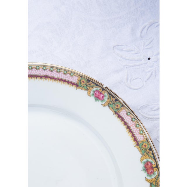 Ceramic Vintage Flat Plates and Soup Plates from Limoges Porcelain, 1930s, Set of 16 For Sale - Image 7 of 8