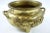 Gold Early 20th Century Metal Chinese Flower Pot with Dragon Design For Sale - Image 8 of 10
