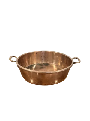 Large Antique George III Copper Pan, 1800