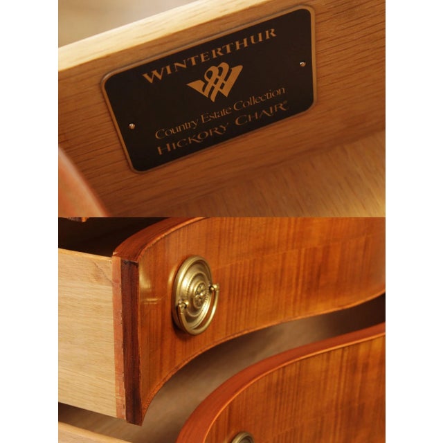 Hickory Chair Furniture Company Hickory Chair Winterthur Country Estate Collection Maple Chest of Drawers For Sale - Image 4 of 13