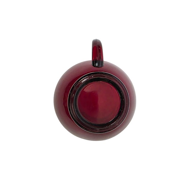 Mid 20th Century Set of 8 Vintage Anchor Hocking Ruby Red Punch Cups — 4 Sets Available For Sale In Baton Rouge - Image 6 of 15