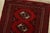Turkmen Runner 2’9” X 9’3” Red Wool Vintage Tribal Hand-Knotted Oriental Rug For Sale In Philadelphia - Image 6 of 12
