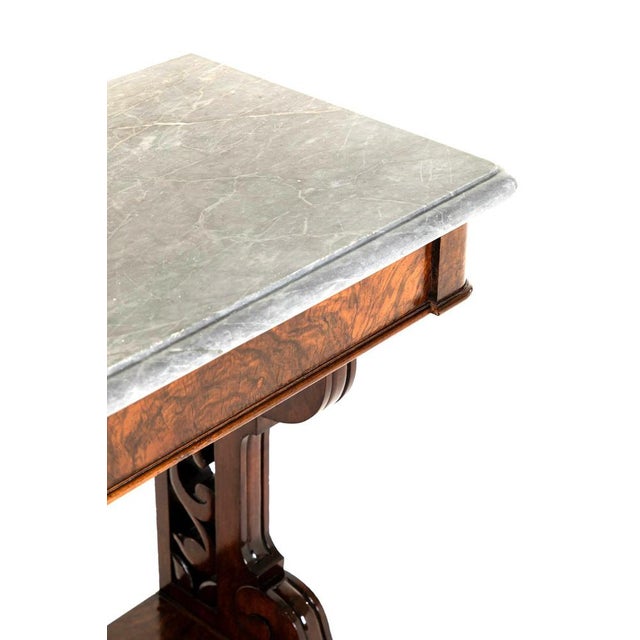 Victorian Walnut Entrance Hall Side Table For Sale - Image 10 of 12