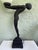 Sculpture Materials Late 20th Century Large Art Deco Revival Nude Woman Figural Table Lamp For Sale - Image 7 of 10