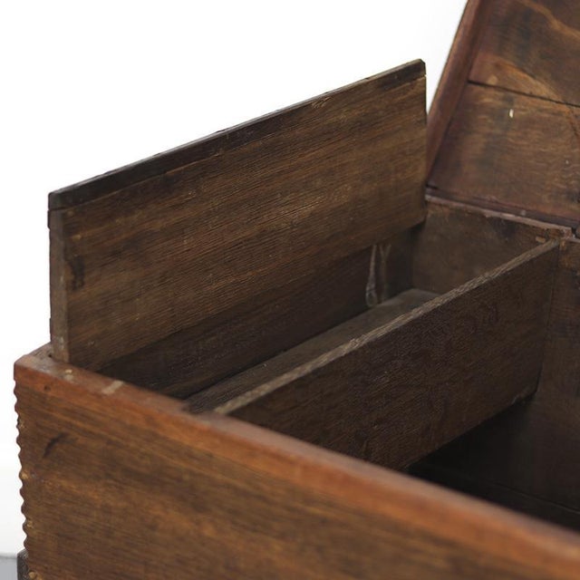 18th Century Rustic Oak Chest For Sale - Image 6 of 14