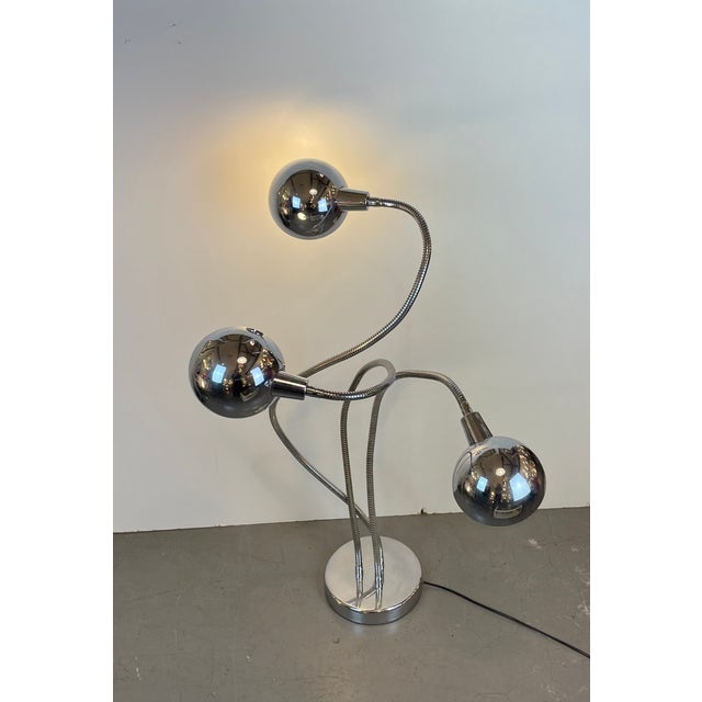 Hydra Floor Lamp by Pierre Folie for Jacques Charpentier, France, 1960s For Sale - Image 3 of 17