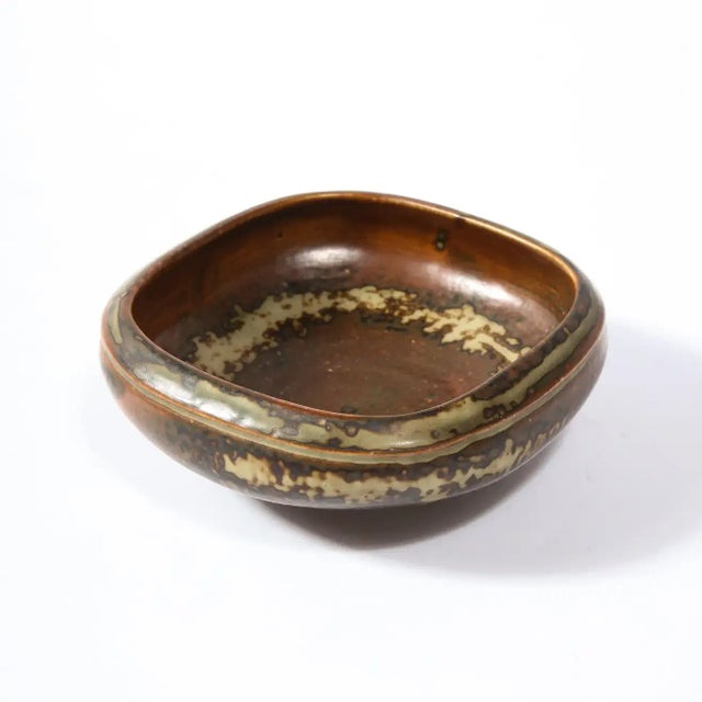 Mid-Century Glazed Ceramic Bowl by Bode Willimsen for Royal Copenhagen For Sale - Image 11 of 13
