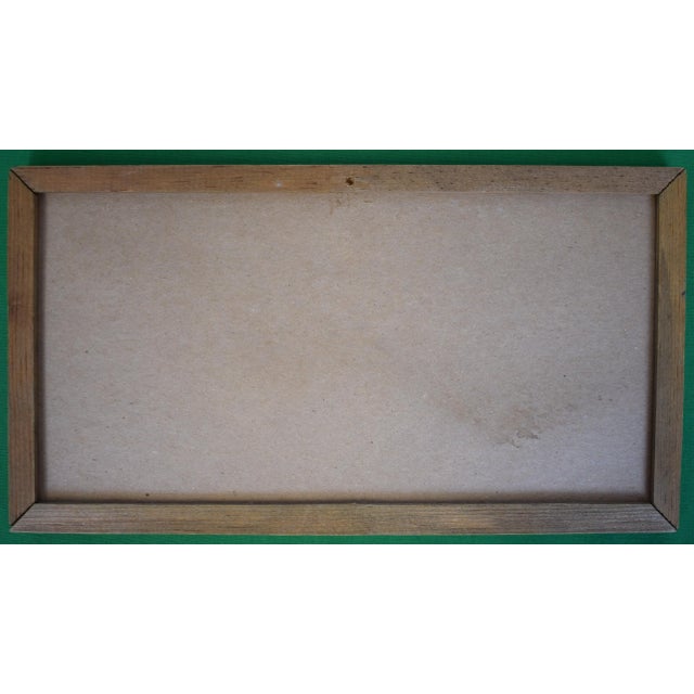 Print Sz: 5 5/8"H x 11"W Frame Sz: 6 1/2"H x 12"W