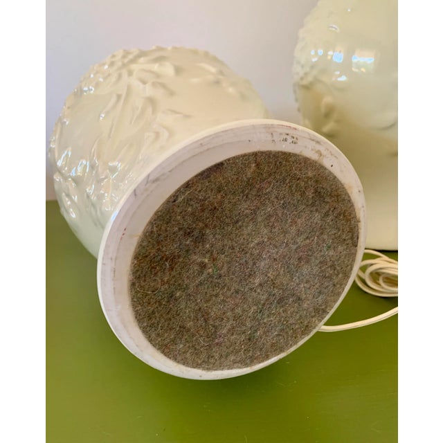 Mid-Century Chinoiserie Ginger Jar Table Lamps - A Pair For Sale In Phoenix - Image 6 of 6