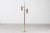 Scandinavian Brass and Lacquered Floor Lamp with Adjustable Shades, 1970s For Sale - Image 12 of 12