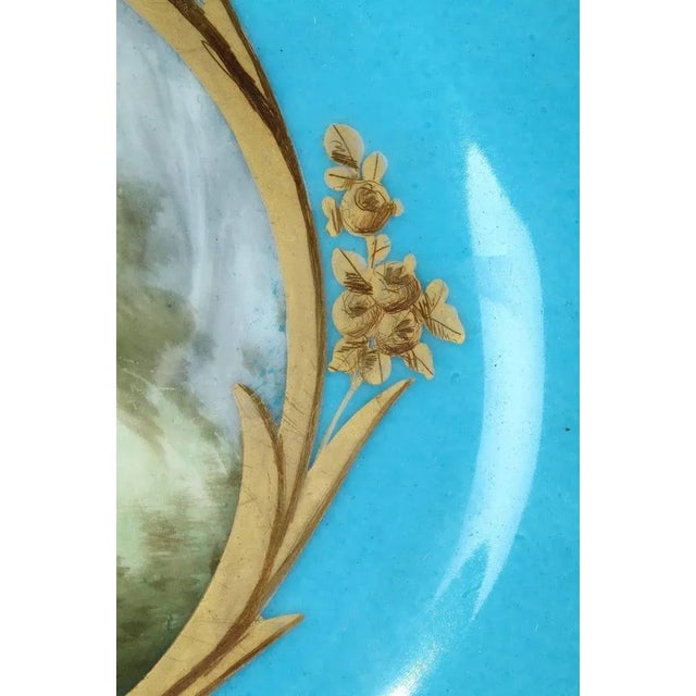 19th-Century Blue Porcelain Cup in the style of Sevres For Sale - Image 6 of 11