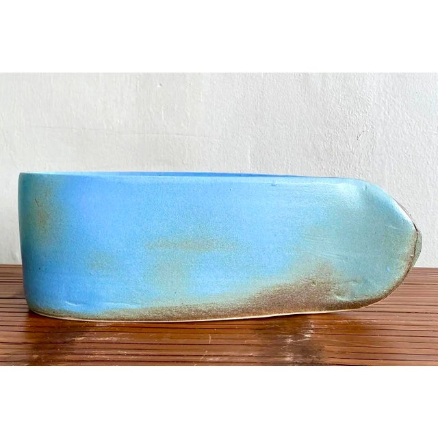 Vintage Boho Studio Pottery Vase For Sale In West Palm - Image 6 of 6