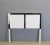 White Lacquer and Chrome Headboard For Sale - Image 4 of 5