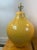 1970s Organic Modern Yellow Ceramic Lamps - a Pair For Sale - Image 4 of 7