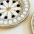 White Mid 20th Century Mid Century Modern Mosaic Flower Coasters - Set of 4 For Sale - Image 8 of 10