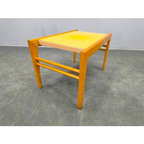 Wood Mid-Century Beech Plant Stands with Umakart Tops, 1970s, Set of 2 For Sale - Image 7 of 15